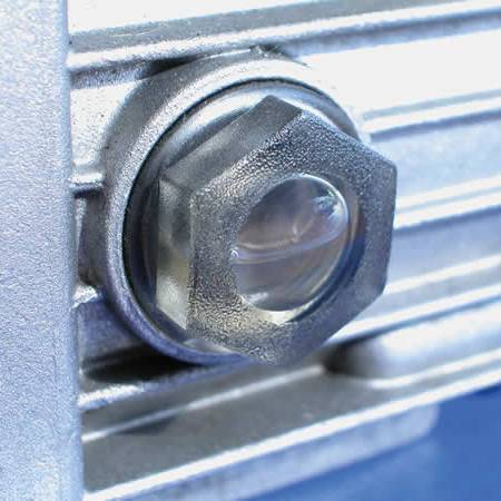 Фото смотрового стекла Масла, установленого на обородования