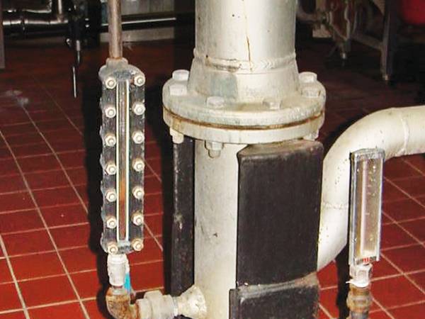 Reflex level gauge for thermal power plants